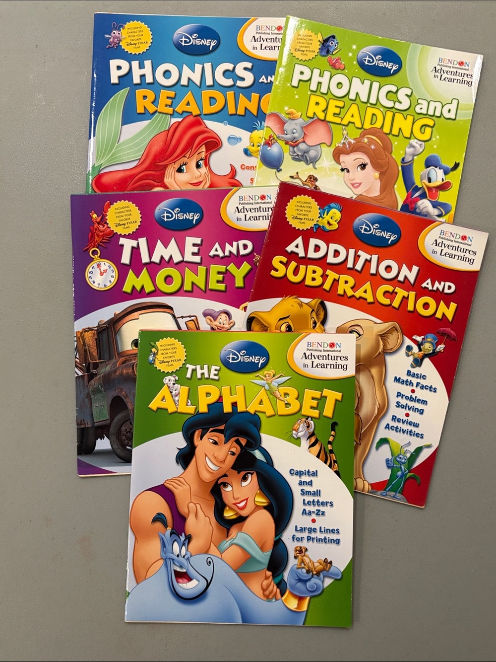 Disney Learning Activity Workbooks (Bendon Adventures in Learning)